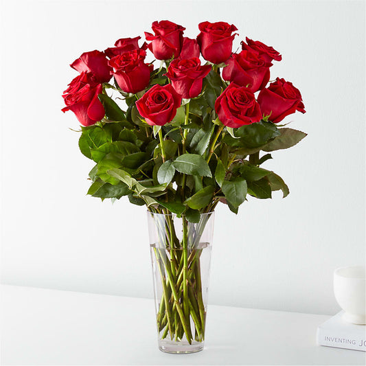 Long Stem Red Rose Bouquet – Fiesta, Las Cruces NM
