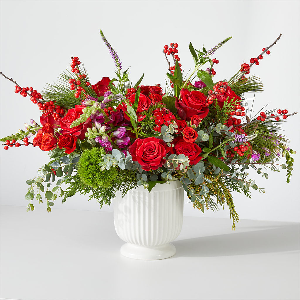 Big Red Bow Bouquet – Fiesta, Las Cruces NM
