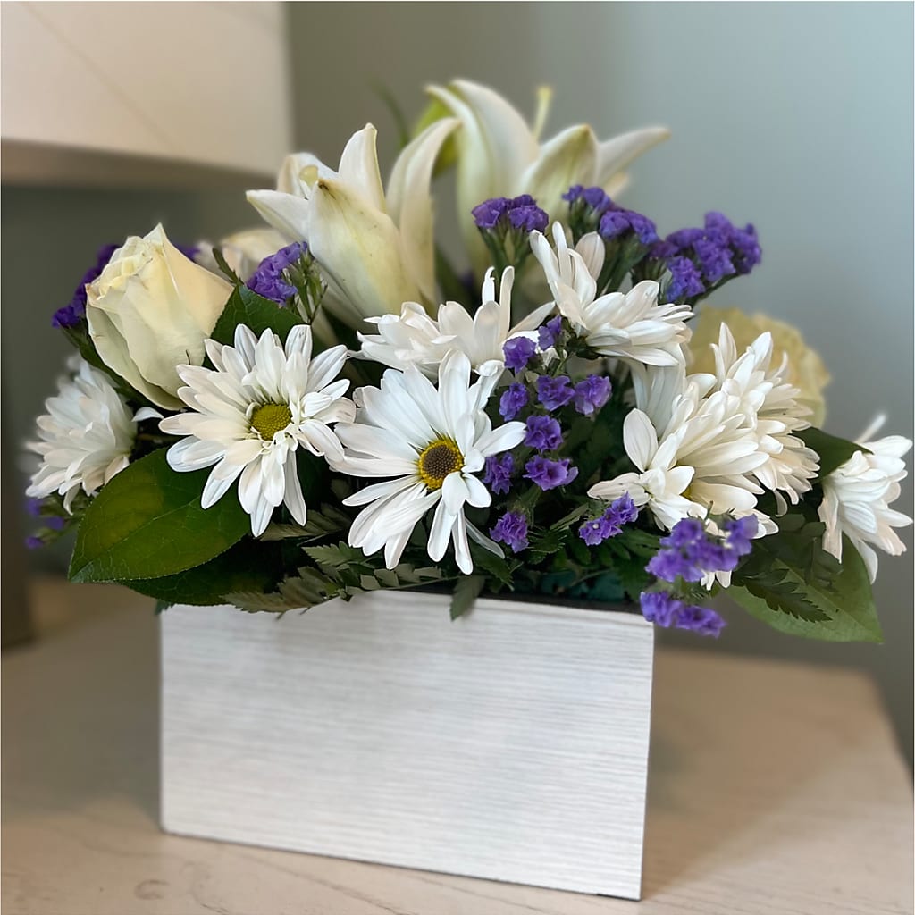 Beyond Blue Box Bouquet – Fiesta, Las Cruces NM