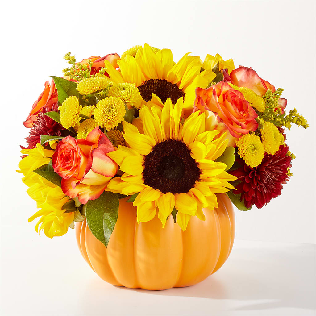 Golden Gourd Pumpkin Bouquet – Fiesta, Las Cruces NM