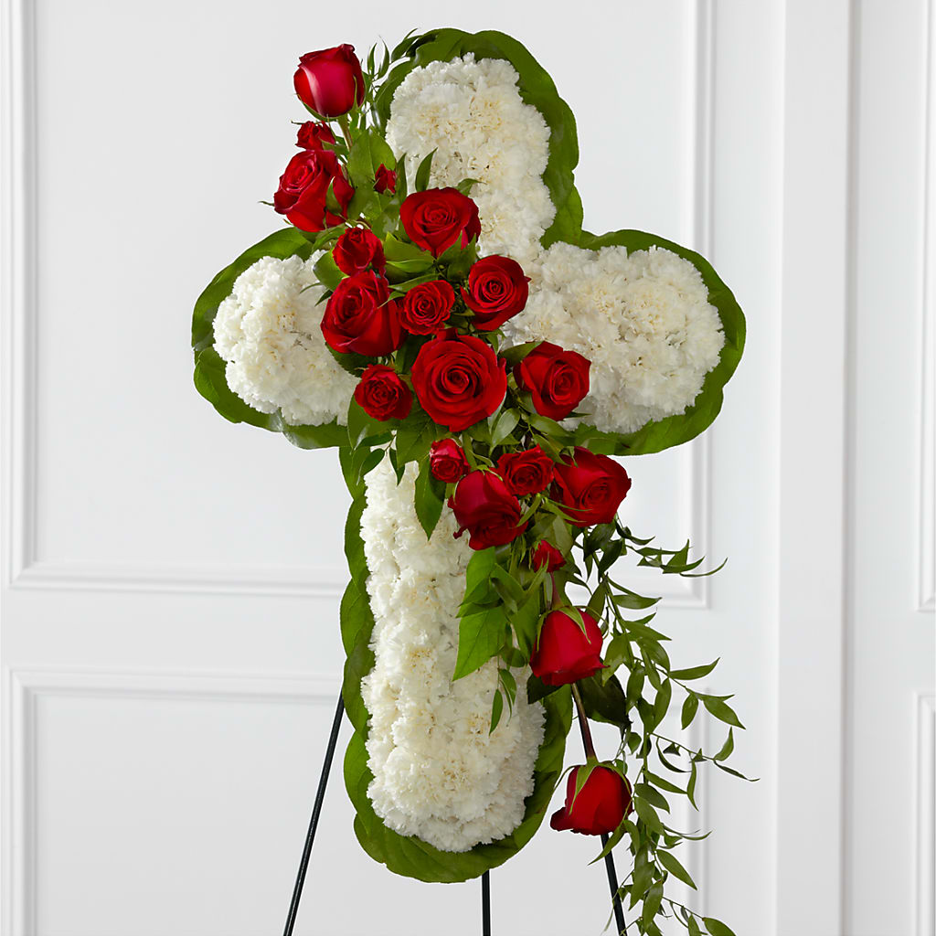 Floral Cross Easel – Fiesta, Las Cruces NM