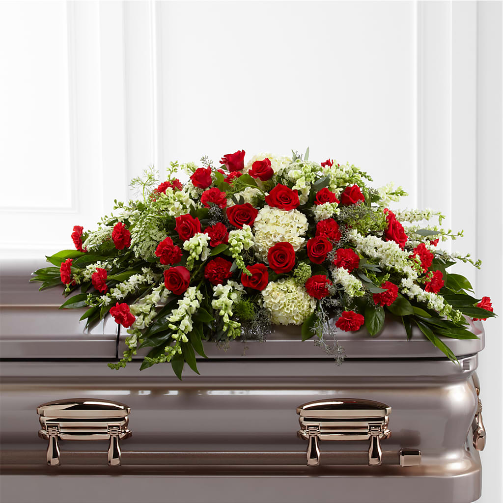 Sincerity Casket Spray – Fiesta, Las Cruces NM