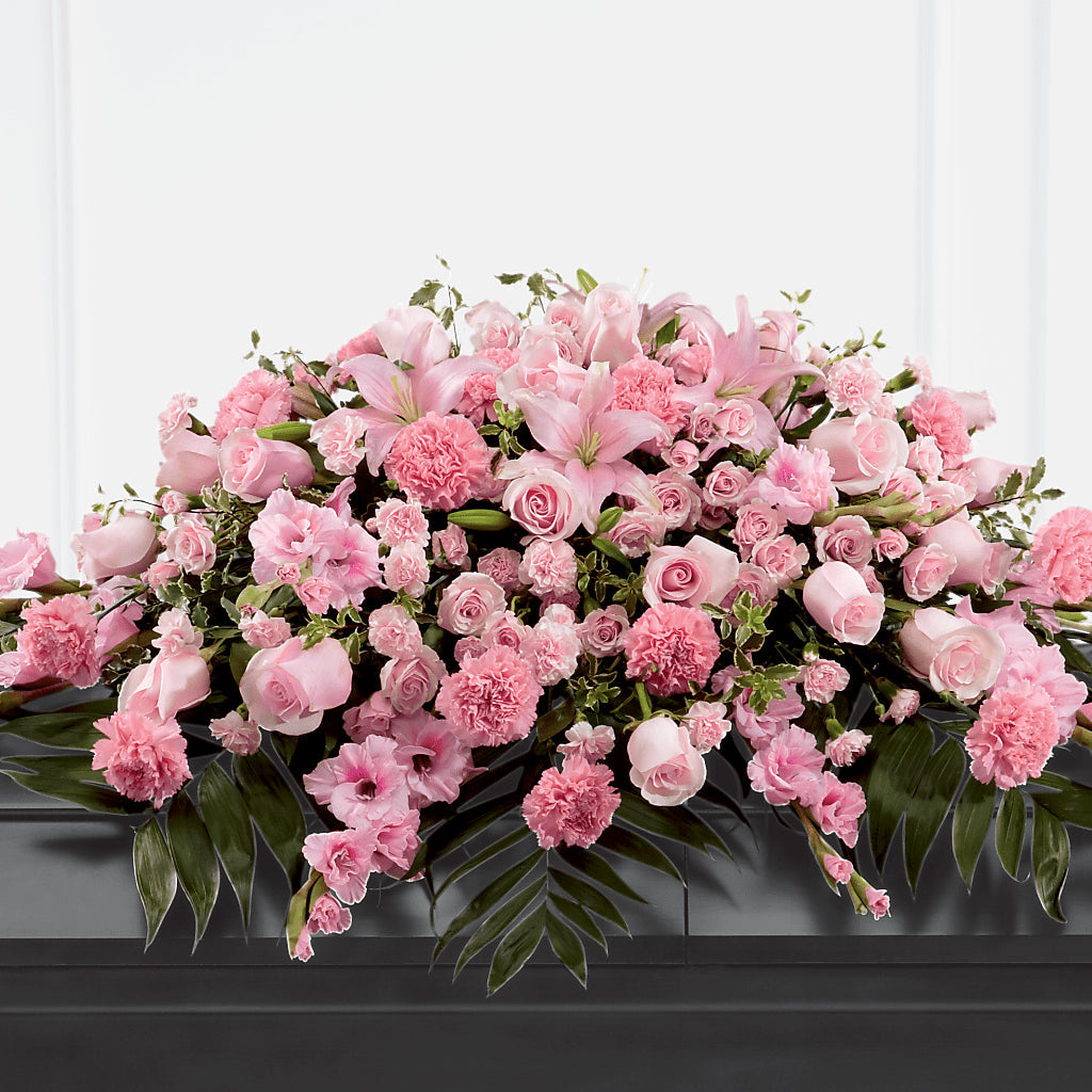 Garden of Comfort Casket Spray (Standard) – Fiesta, Las Cruces NM