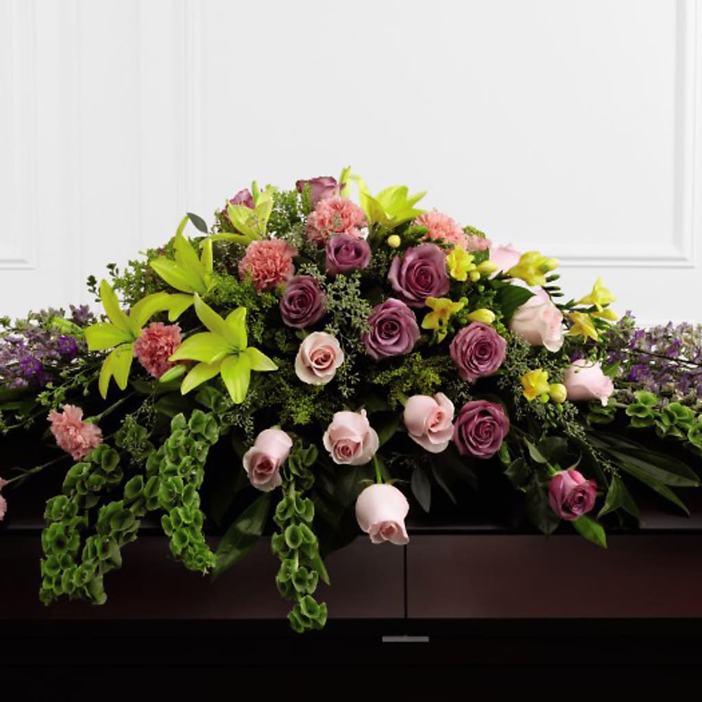 Forever Beloved Casket Spray – Fiesta, Las Cruces NM
