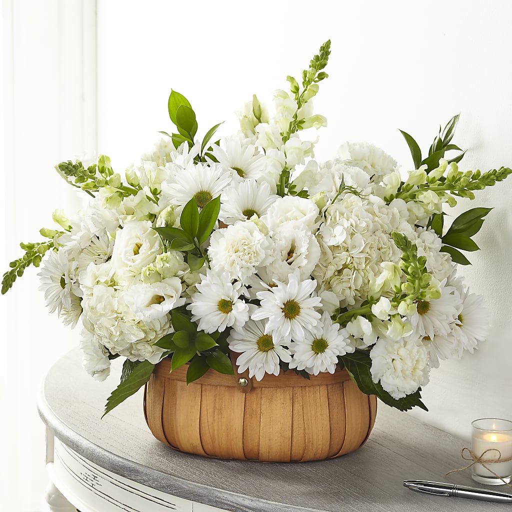 Pure Ivory Basket – Fiesta, Las Cruces NM