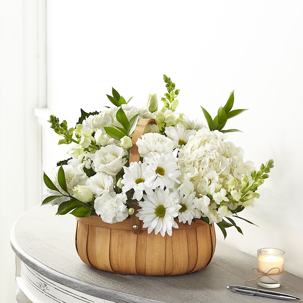 Pure Ivory Basket – Fiesta, Las Cruces NM