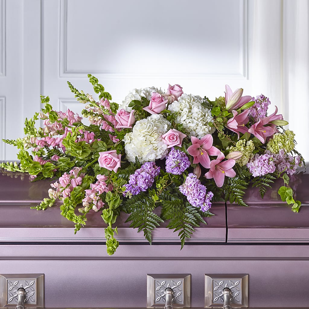 Life's Gratitude Casket Spray – Fiesta, Las Cruces NM