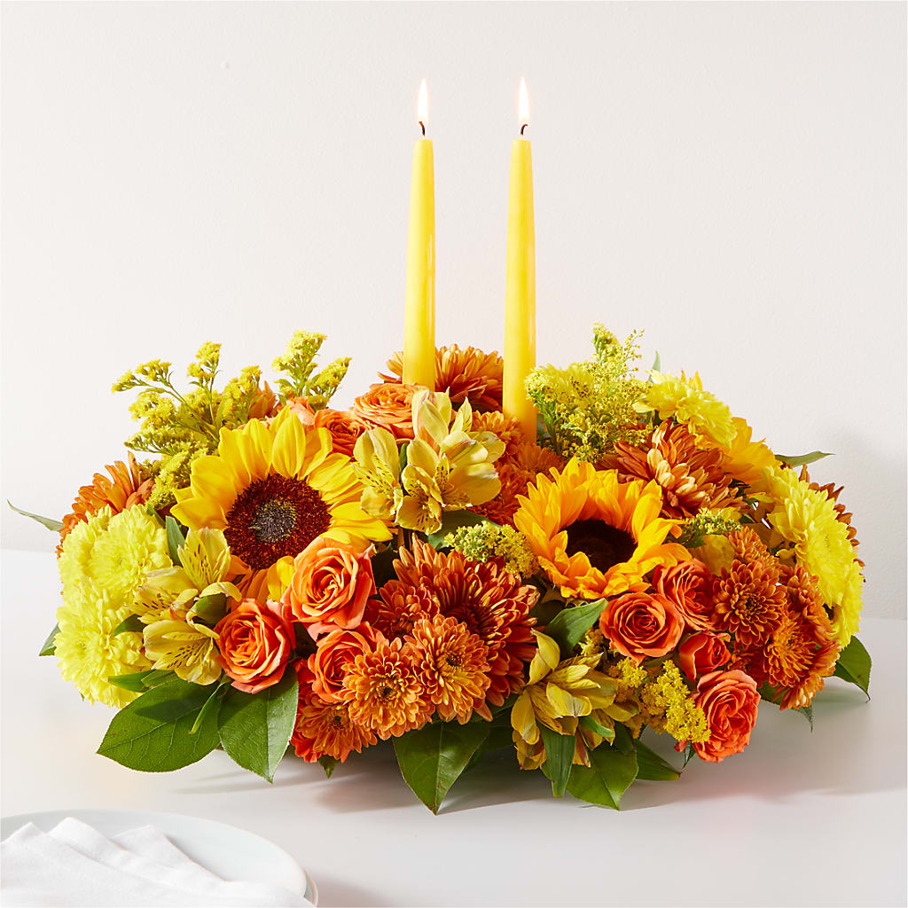 Autumn Harmony Centerpiece – Fiesta, Las Cruces NM
