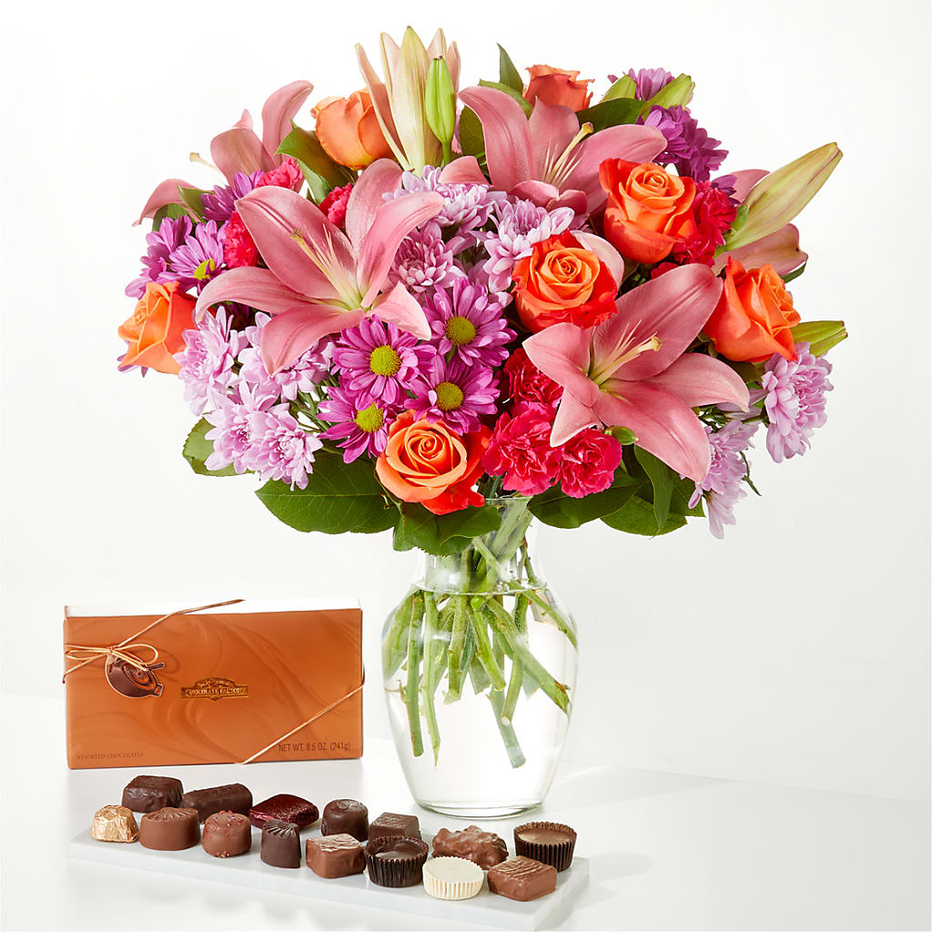 One and Only Bouquet and Chocolate Bundle – Fiesta, Las Cruces NM