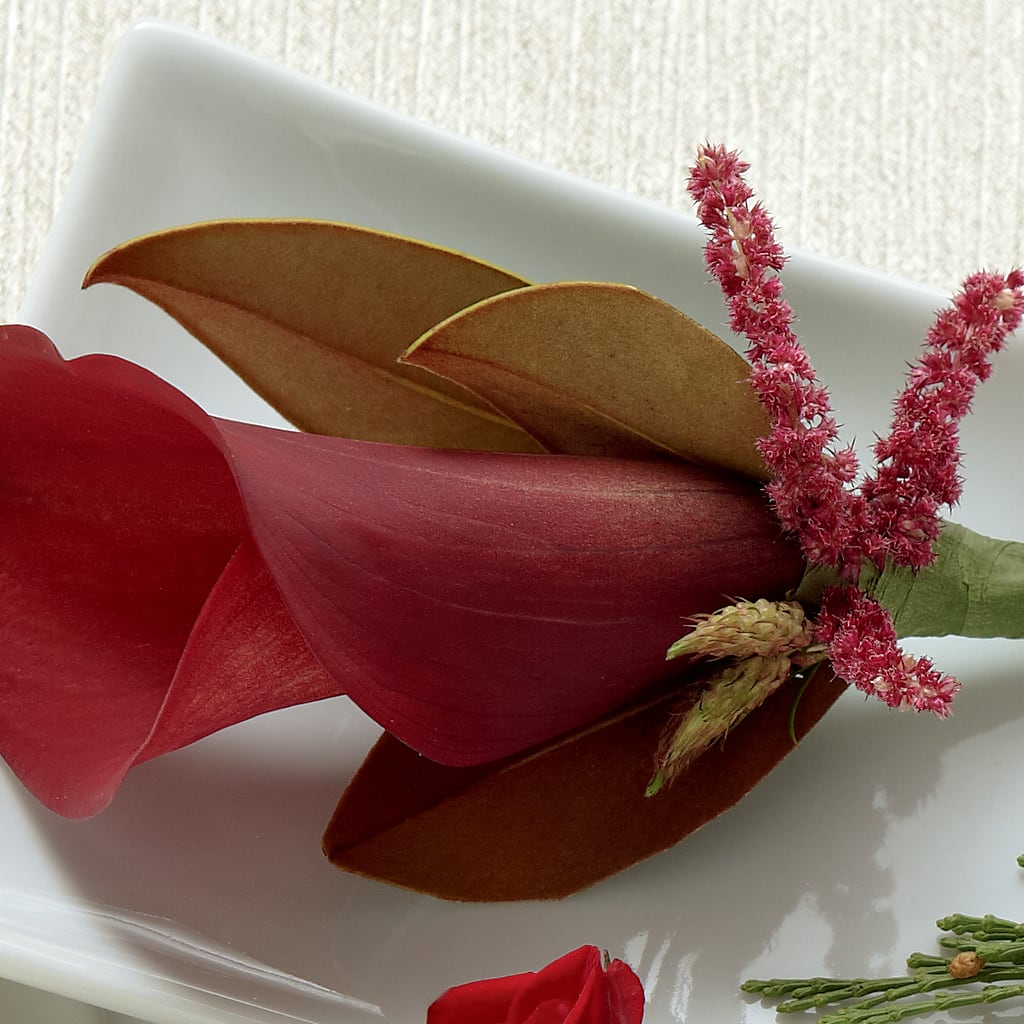 Red Calla Boutonniere – Fiesta, Las Cruces NM