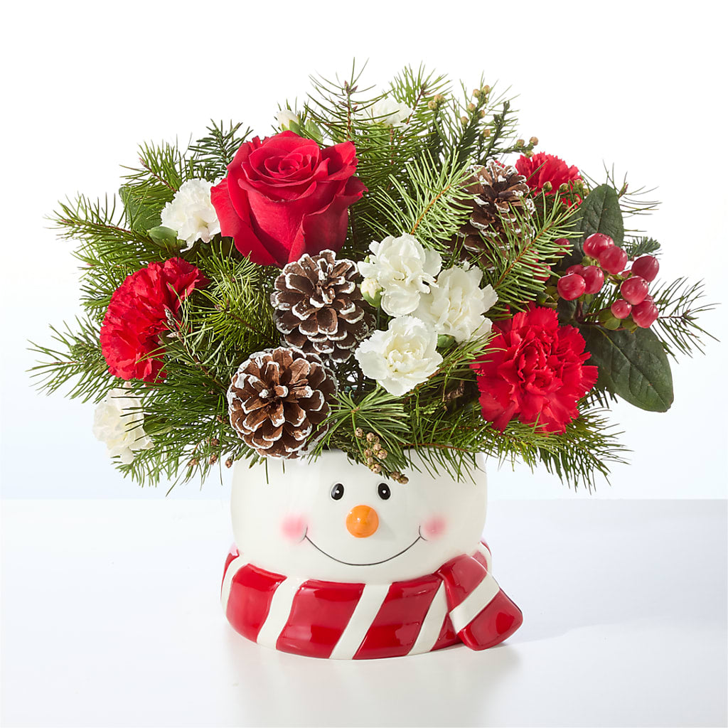 Jolly Snowman Bouquet –  Fiesta, Las Cruces NM