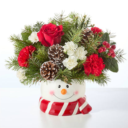 Jolly Snowman Bouquet –  Fiesta, Las Cruces NM