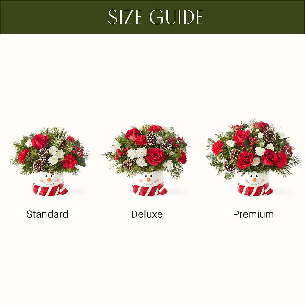 Jolly Snowman Bouquet –  Fiesta, Las Cruces NM