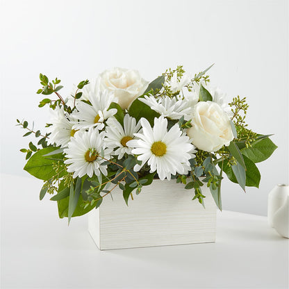 Fresh Linen Box Bouquet –  Fiesta, Las Cruces NM