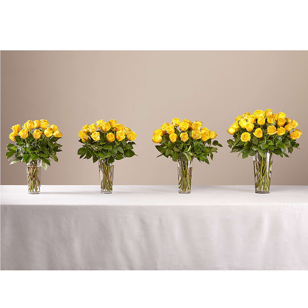 Long Stem Yellow Rose Bouquet –  Fiesta, Las Cruces NM