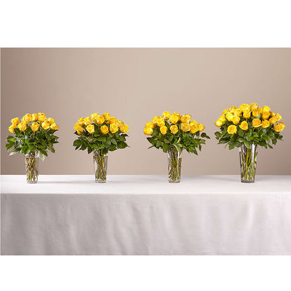 Long Stem Yellow Rose Bouquet –  Fiesta, Las Cruces NM