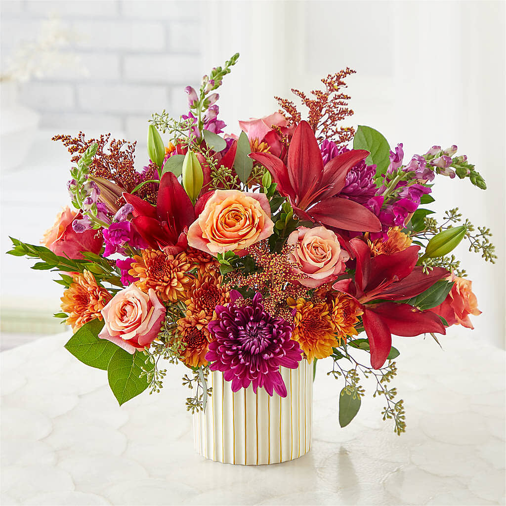 Burgundy Landscape Bouquet –  Fiesta, Las Cruces NM