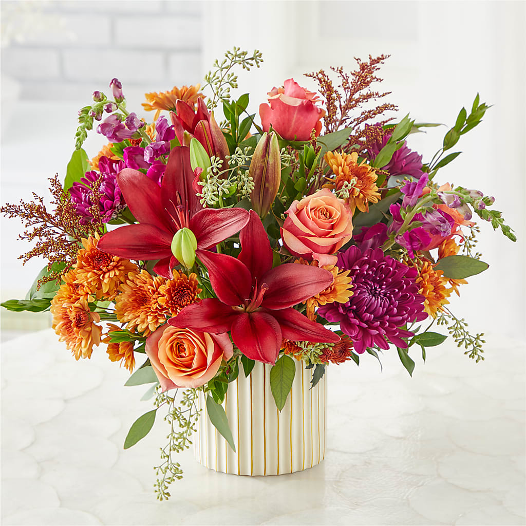 Burgundy Landscape Bouquet –  Fiesta, Las Cruces NM