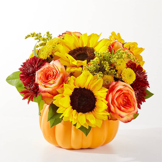 Golden Gourd Pumpkin Bouquet –  Fiesta, Las Cruces NM