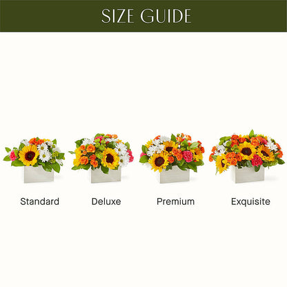 Sun-drenched Blooms Box Bouquet –  Fiesta, Las Cruces NM