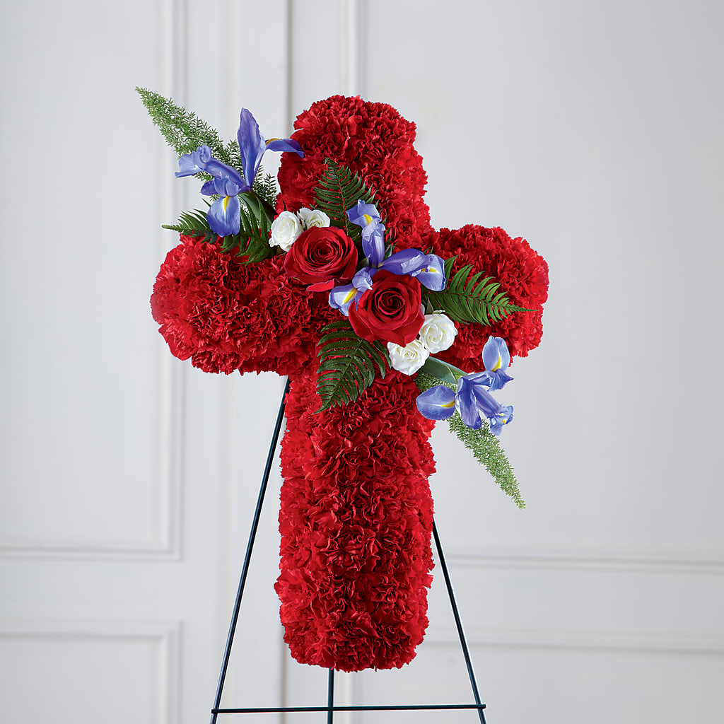 Faithful Hero Floral Cross –  Fiesta, Las Cruces NM