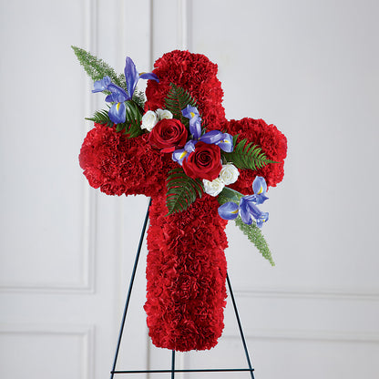 Faithful Hero Floral Cross –  Fiesta, Las Cruces NM