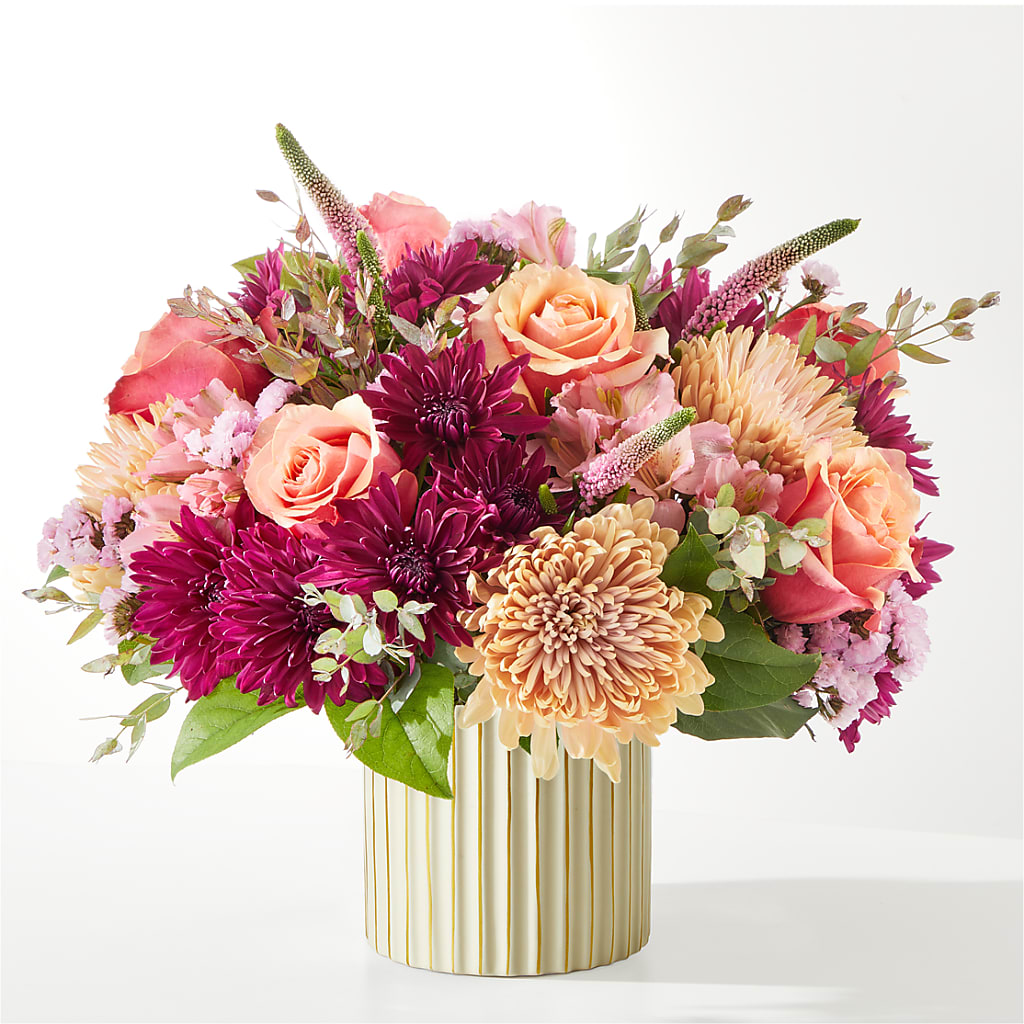 Berry Cobbler Bouquet with Ivory Vase –  Fiesta, Las Cruces NM