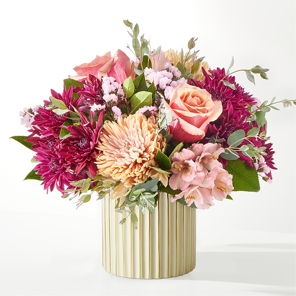 Berry Cobbler Bouquet with Ivory Vase –  Fiesta, Las Cruces NM
