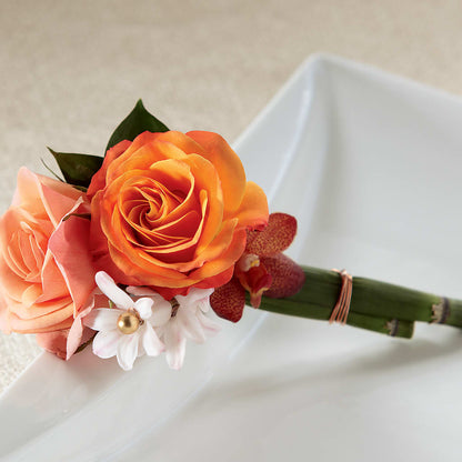 Sunset Dream Boutonniere –  Fiesta, Las Cruces NM