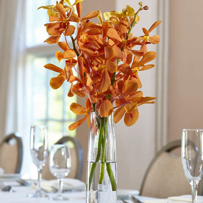 Orange Mokara Bud Vase –  Fiesta, Las Cruces NM